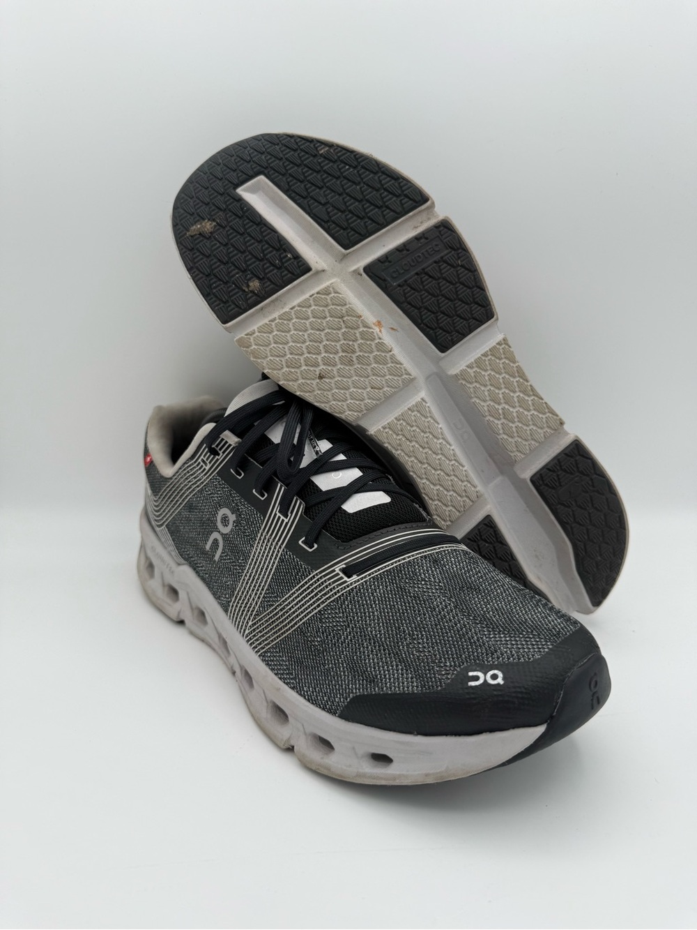 Men's On Running Cloudgo Black Glacier Athletic Trainer Shoes Size 11.5 55.98634
